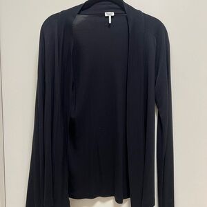 Splendid Black Long Sleeve Cardigan - Drapey Front